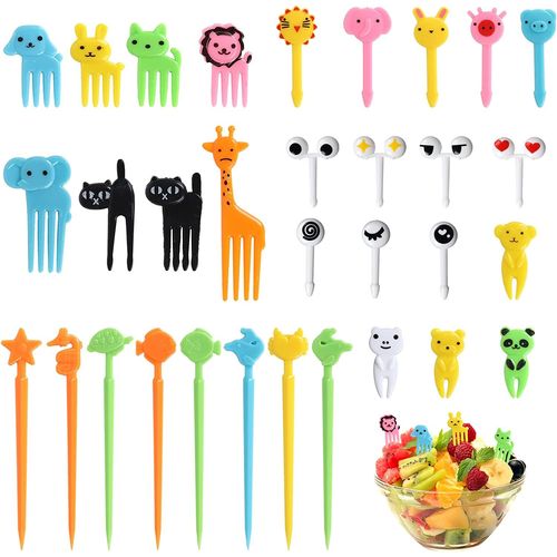 Acheter Fourchette à Fruits Animaux Bento Déjeuner En Plastique De