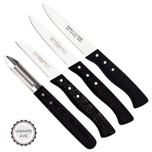 Nogent 3 Etoiles - Coffret De 3 Couteaux Et Un Éplucheur 00087v