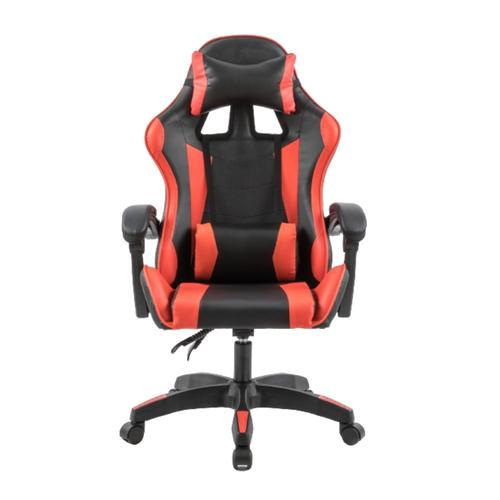 Chaise De Gaming Massante Noire Et Rouge Ezio