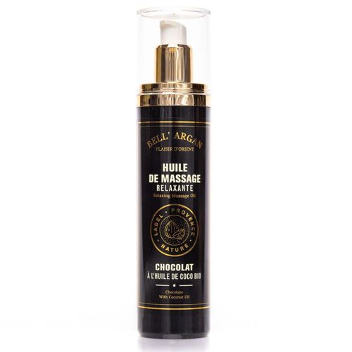 Label Provence Nature - Huile De Massage Chocolat À L'huile De Coco Bio - 