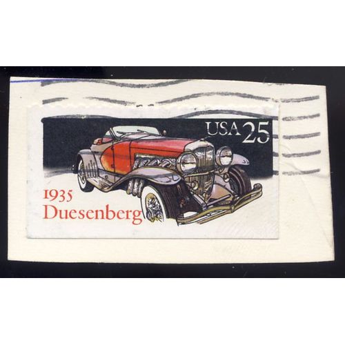 Timbre U S A, 1935 Duisenberg, U S A 25 Cents, Oblitéré
