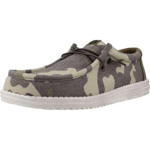 Hey Dude Wally Washed Camo Colour Vert - 42