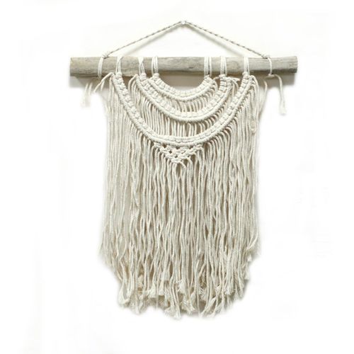 Tapisseries en Macramé Bohème Éthique Art Tribal Décoration Boho Chic Fait Main Matériaux Naturels Minimalisme Artisanal