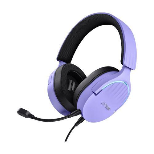 Trust Gxt 490p Fayzo, Casque De Jeu Usb 7.1, Violet