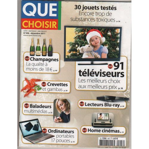 Que Choisir 498 Numero De Decembre