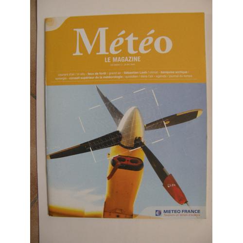 Météo Le Magazine N°2-Pilote Bombardier D'eau-Aromes Et Vents-Arctique-Trains Et Tempêtes-