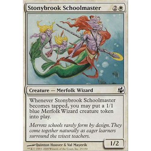 Maître Du Banc De Pierreruisseau ( Stonybrook Schoolmaster ) - Magic Mtg - Leveciel Vf Mint 25 - C