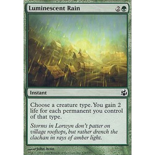 Pluie Luminescente ( Luminescent Rain ) - Magic Mtg - Leveciel Vf Mint 129 - C