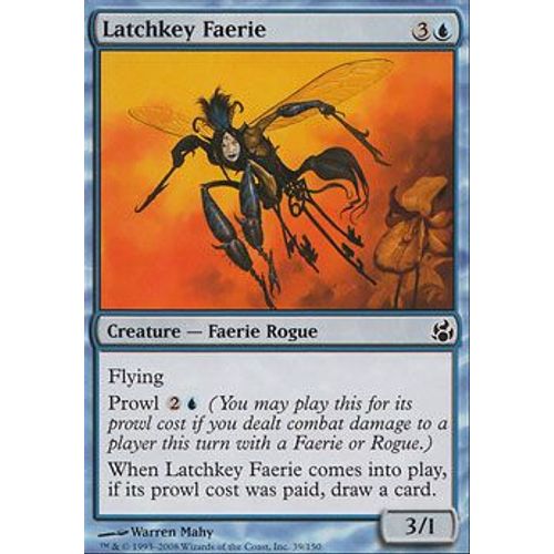 Færie Rossignol ( Latchkey Faerie ) - Magic Mtg - Leveciel Vf Mint 39 - C