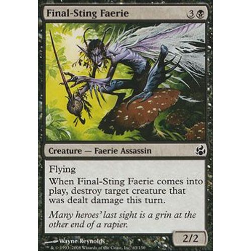 Færie Au Dard Ultime ( Final-Sting Faerie ) - Magic Mtg - Leveciel Vf Mint 63 - C