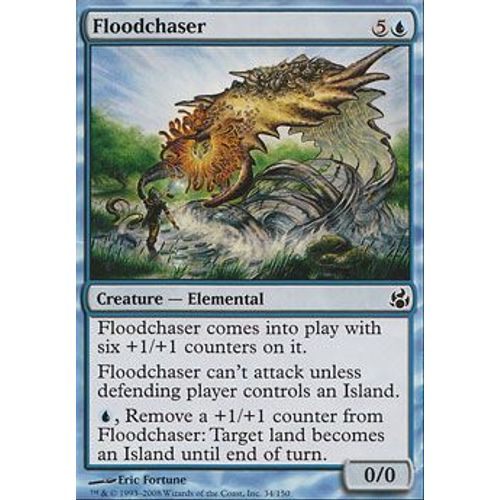 Chasseflot ( Floodchaser ) - Magic Mtg - Leveciel Vf Mint 34 - C