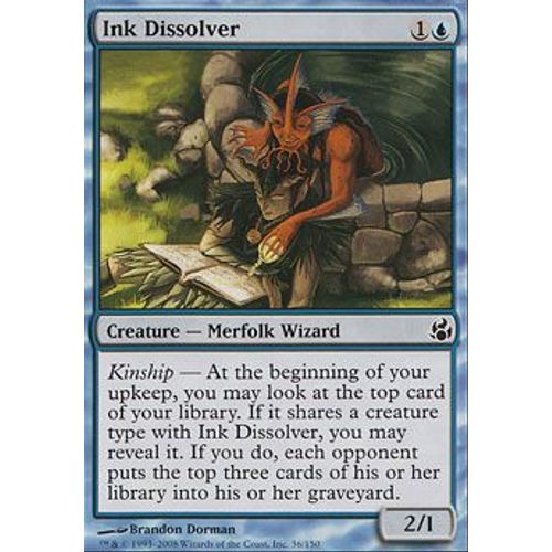 Dissolveur D'encre ( Ink Dissolver ) - Magic Mtg - Leveciel Vf Mint 36 - C