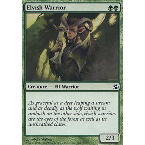Guerrier Elfe ( Elvish Warrior ) - Magic Mtg - Leveciel Vf Mint 120 - C