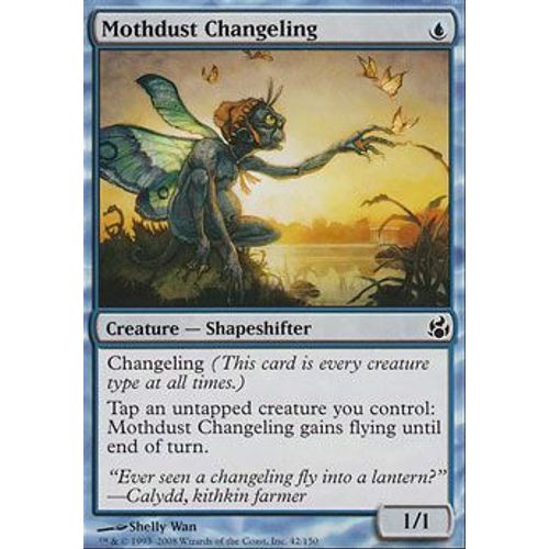 Changelin Pruinephalène ( Mothdust Changeling ) - Magic Mtg - Leveciel Vf Mint 42 - C