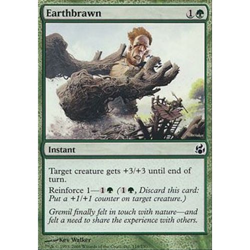 Force Terrestre ( Earthbrawn ) - Magic Mtg - Leveciel Vf Mint 119 - C