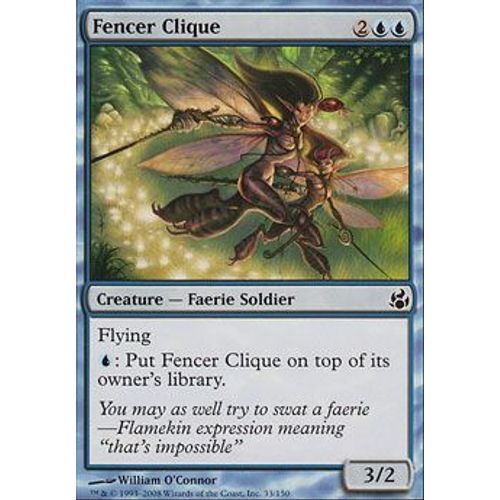 Clique D'escrimeurs ( Fencer Clique ) - Magic Mtg - Leveciel Vf Mint 33 - C