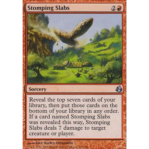 Foil Premium Dalles Pilonnantes  - Magic Mtg - Leveciel Vf Mint 107 - U
