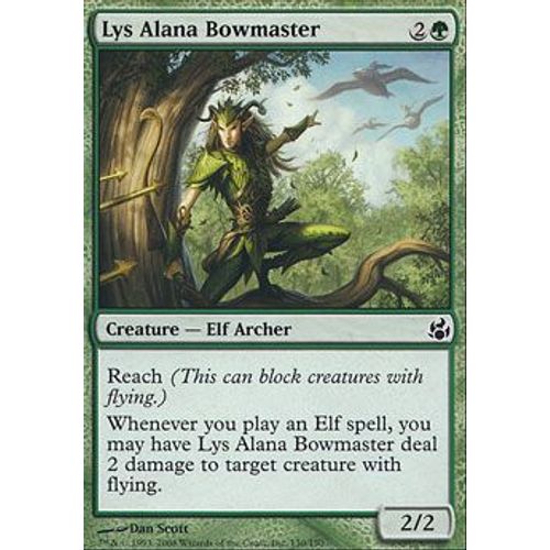 Maître D'arc De Lys Alana ( Lys Alana Bowmaster ) - Magic Mtg - Leveciel Vf Mint 130 - C