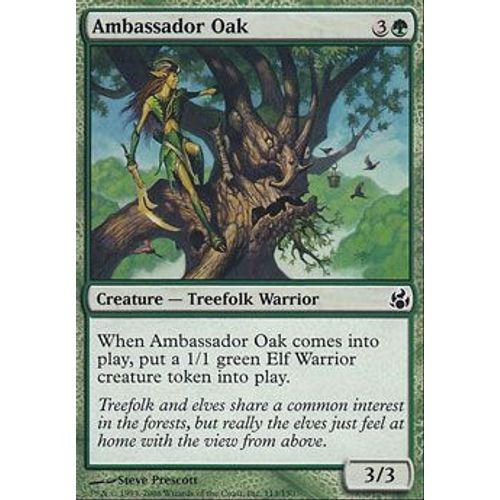 Ambassadeur Chêne ( Ambassador Oak ) - Magic Mtg - Leveciel Vf Mint 113 - C