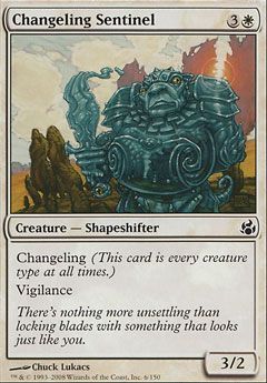 Sentinelle Changeline ( Changeling Sentinel ) - Magic Mtg - Levecie...