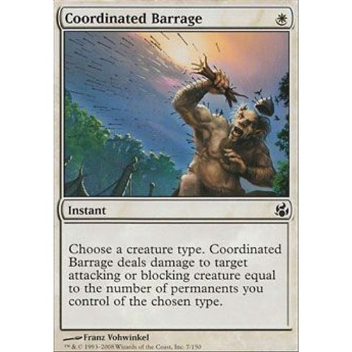 Obstruction Coordonnée ( Coordinated Barrage ) - Magic Mtg - Leveciel Vf Mint 7 - C