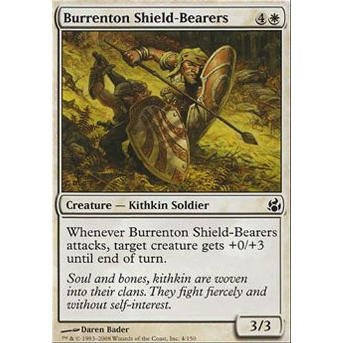 Porteurs De Bouclier De Burrenton ( Burrenton Shield-Bearers ) - Magic Mtg - Leveciel Vf Mint 4 - C