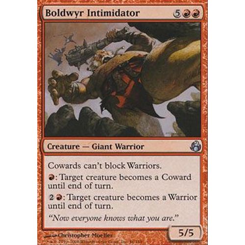 Intimidateur Boldwyrien ( Boldwyr Intimidator ) - Magic Mtg - Leveciel Vf Mint 86 - U