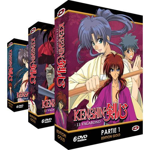 Kenshin Le Vagabond - Intégrale - Edition Gold - Pack 3 Coffrets (18 Dvd + Livrets)