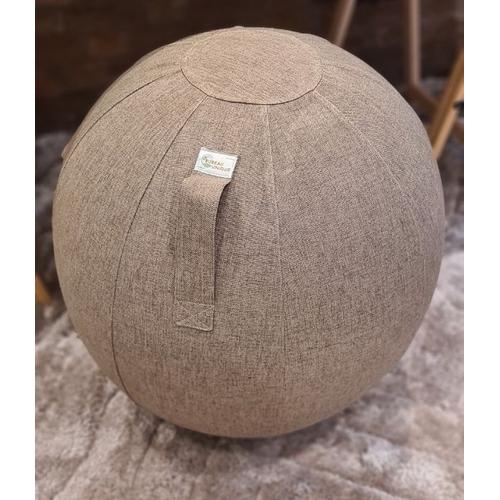 Ballon D'assise Bu -Ball Beige : Ergonomique, Assise Ferme, 65cm