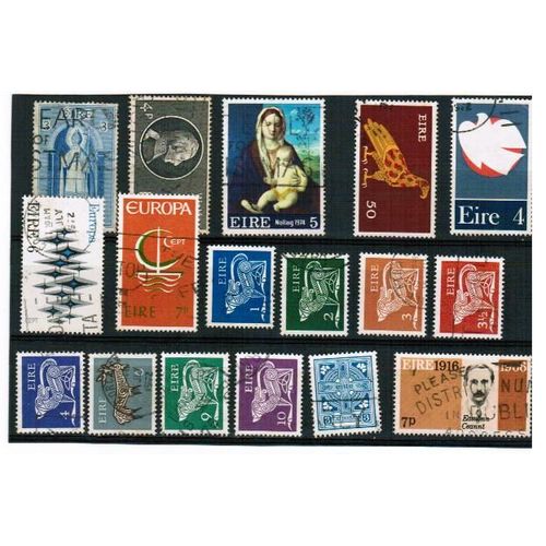 Irlande , Petit Lot De 17 Timbres Oblitérés