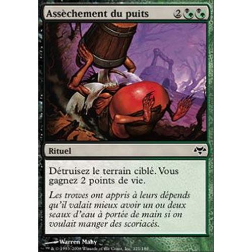 Foil Premium Assèchement Du Puits  - Magic Mtg - Coucheciel Vf Mint 121 - C