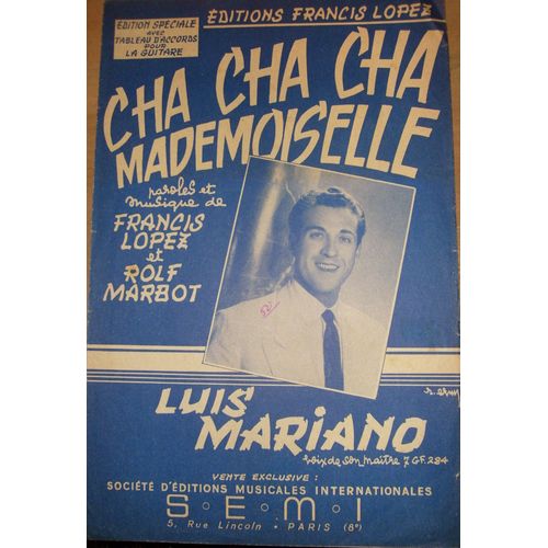 Cha Cha Cha Mademoiselle Luis Mariano 1955