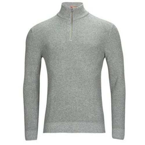 Pull Esprit Zip Troyer Gris