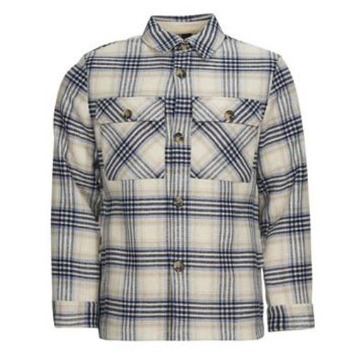 Manteau Esprit Check Overshirt Multicolore