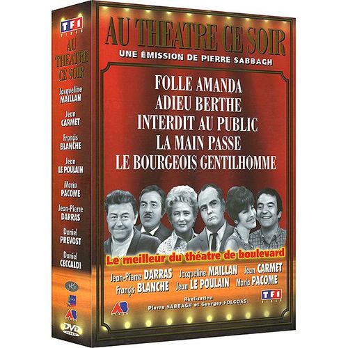 La ""Au Théâtre Ce Soir"" - Coffret 5 Dvd