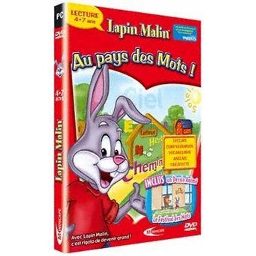 Lapin Malin Au Pays Des Mots + Atelier Creatif + Dessin Anime 07/08 Pc Mav Vf