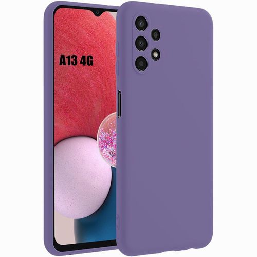 Coque Pour Samsung Galaxy A13 4g (Pas Pour A13 5g) - Protection Silicone Slim Antichoc Anti-Rayures Violet Foncé - Booling