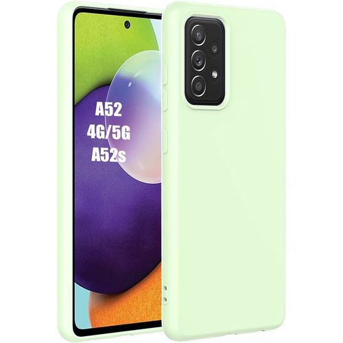 Coque Pour Samsung Galaxy A52 4g/5g A52s 5g, Protection Ultra Slim Antichoc Anti-Rayures Vert - Booling