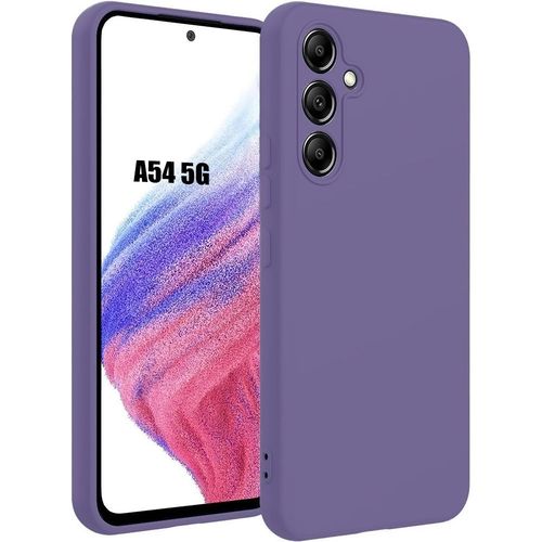 Coque Pour Samsung Galaxy A54 5g - Protection Ultra Slim Antichoc Anti-Rayures - Violet Foncé - Booling