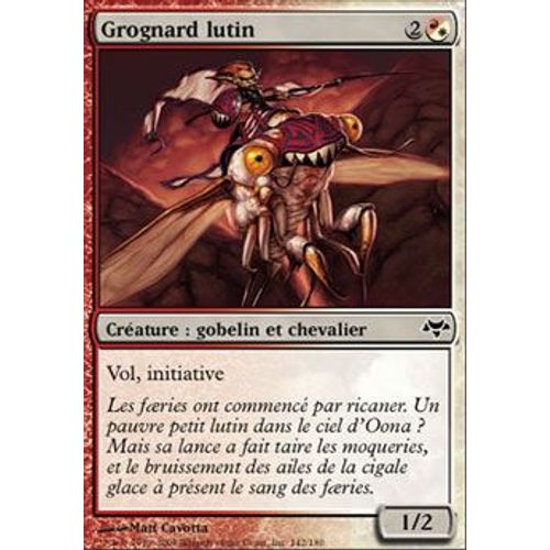 Grognard Lutin ( Hobgoblin Dragoon ) - Magic Mtg - Coucheciel Vf Mint 142 - C