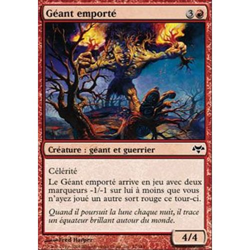 Géant Emporté ( Hotheaded Giant ) - Magic Mtg - Coucheciel Vf Mint 57 - C