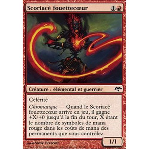 Scoriacé Fouettecoeur ( Heartlash Cinder ) - Magic Mtg - Coucheciel Vf Mint 56 - C