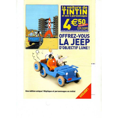 Tintin - Lot De Publicite Atlas