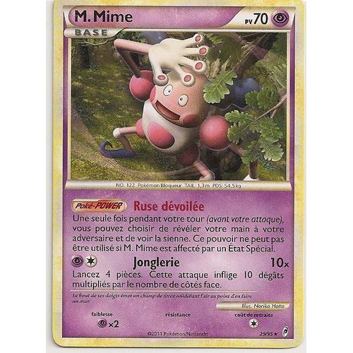 Carte Pokemon - M.Mime #122 - 70 Pv - L'appel Des Légendes - 29/95 - Rare Avec Etoile