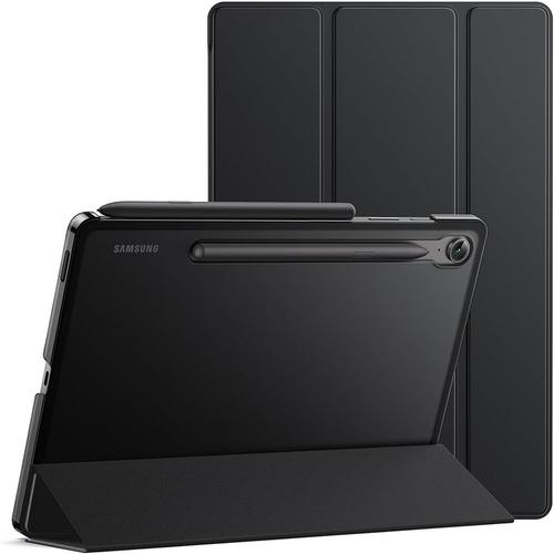 Coque Pour Samsung Galaxy Tab S9 Fe (Pas Pour S9), Protection Antichoc Support Veille-Réveil - Noir - E.F.Connection