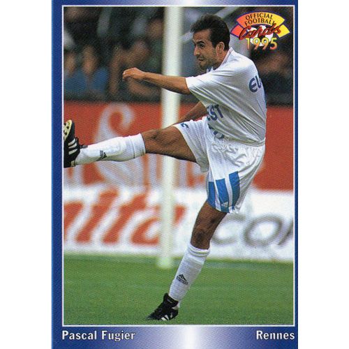 Carte Official Football Cards 1995 Pascal Fugier Rennes