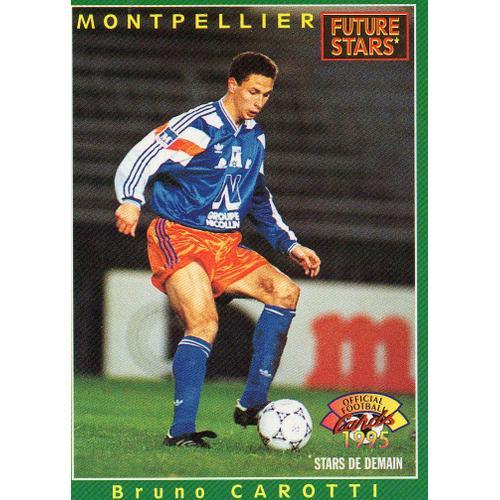 carte official football cards 1995 bruno carotti future stars