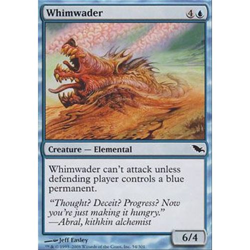 Ondoyeur Des Lubies ( Whimwader ) - Magic Mtg - Sombrelande Vf Mint 54 - C