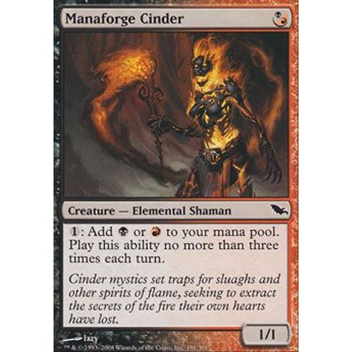 Scoriacée Forgemana ( Manaforge Cinder ) - Magic Mtg - Sombrelande Vf Mint 191 - C