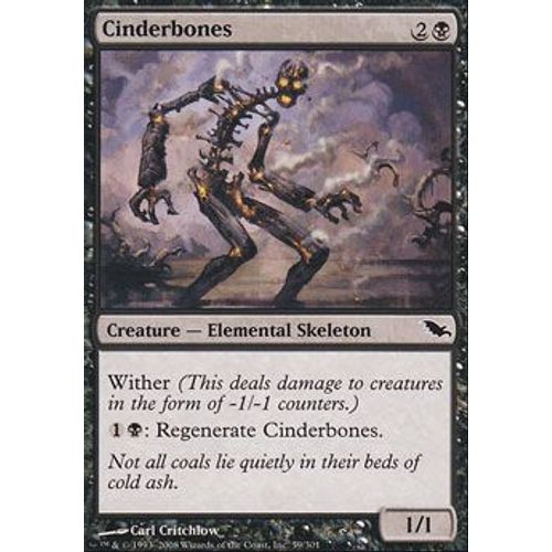 Scoriacios ( Cinderbones ) - Magic Mtg - Sombrelande Vf Mint 59 - C